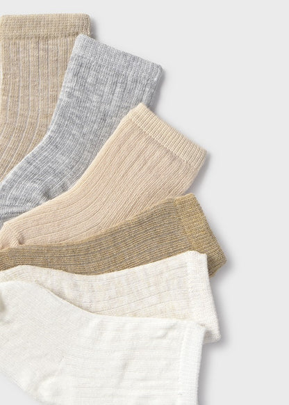Organic Cotton 6Pk Sock Set