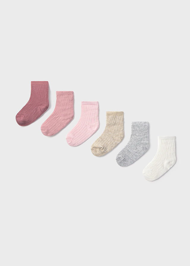 Organic Cotton 6Pk Sock Set