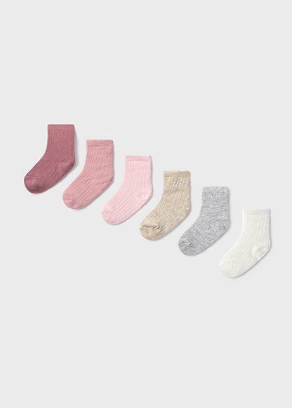 Organic Cotton 6Pk Sock Set