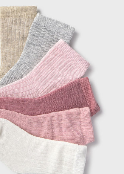 Organic Cotton 6Pk Sock Set