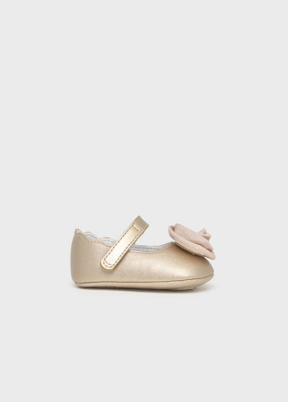 Newborn Girl Floral MaryJanes