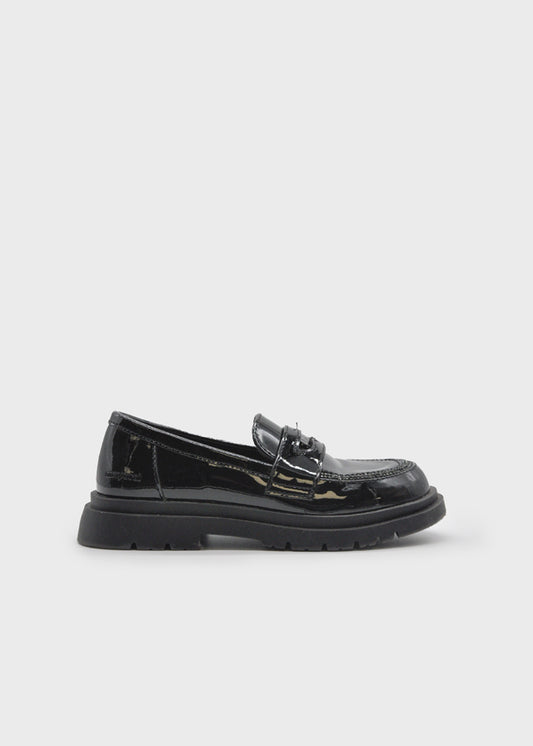 Girl Basic Black Loafers