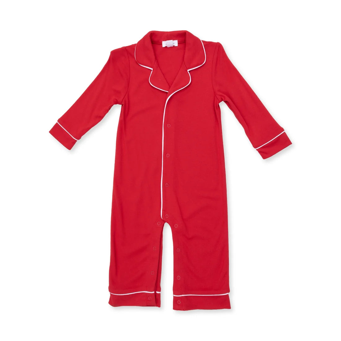 Ribbon Red L/s Coat Style Romper