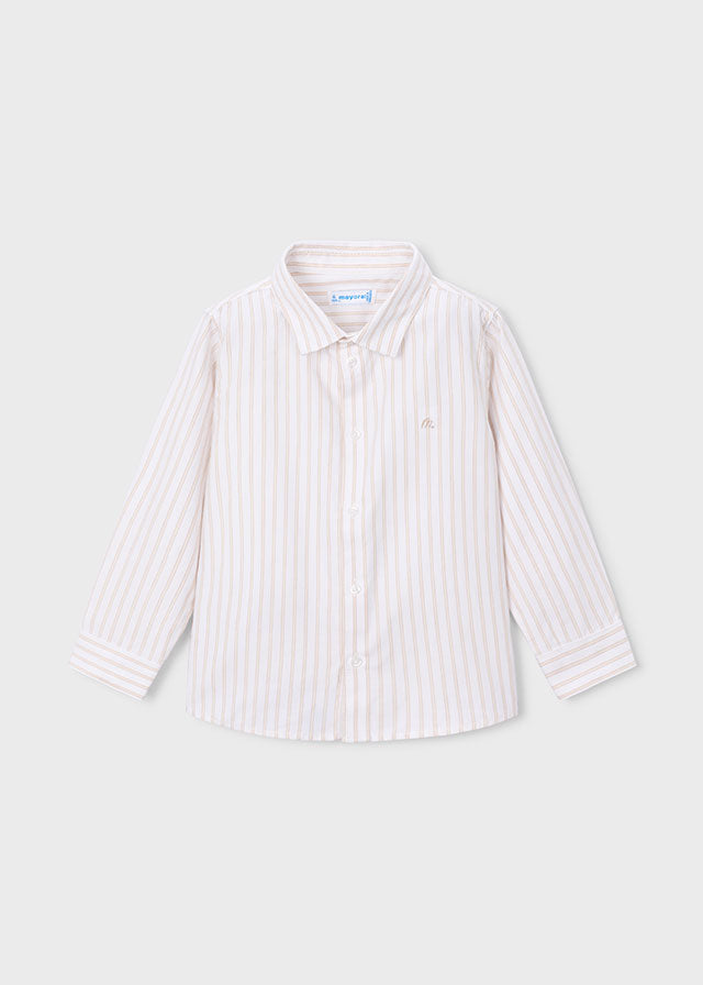 Boys Striped Button Down
