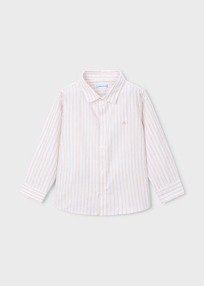 Boys Striped Button Down
