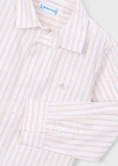 Boys Striped Button Down