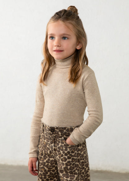 Girls Basic Knit Turtleneck