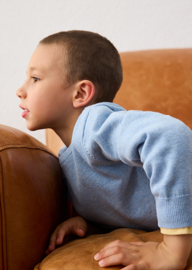 Boys Basic Cotton Jumper