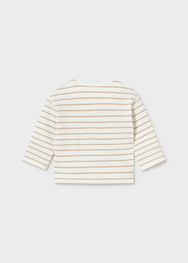 Infant Boy Dino Striped Shirt