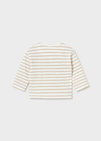 Infant Boy Dino Striped Shirt