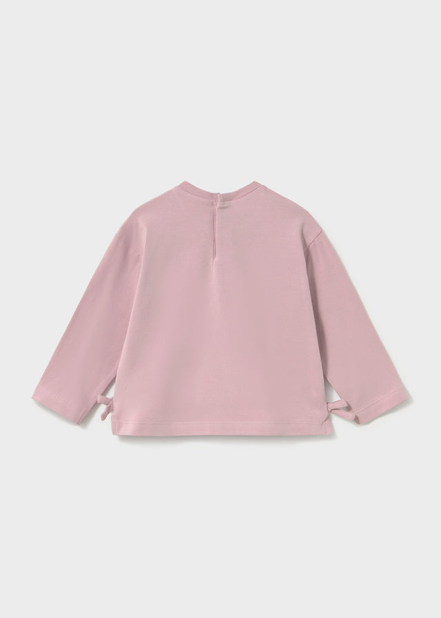 Infant Girl Mauve L/s Shirt