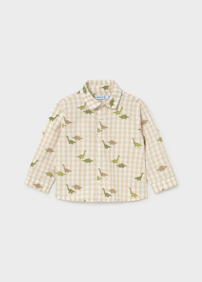 Infant Boy Patterned Button Down