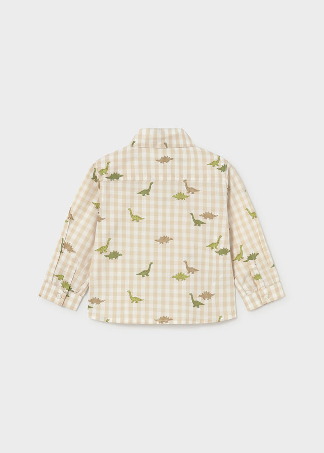 Infant Boy Patterned Button Down
