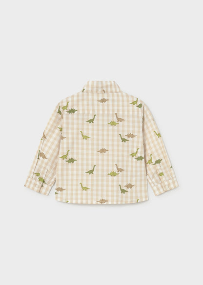 Infant Boy Patterned Button Down
