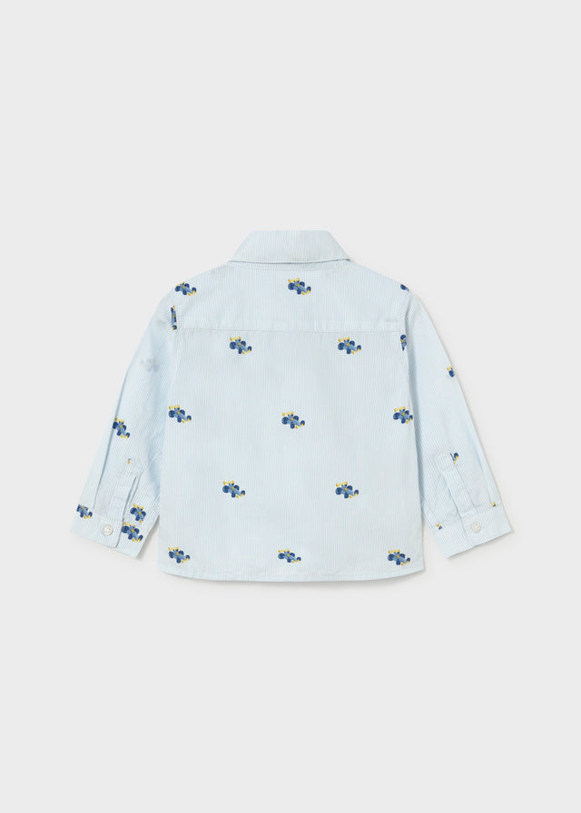 Infant Boy Patterned Button Down