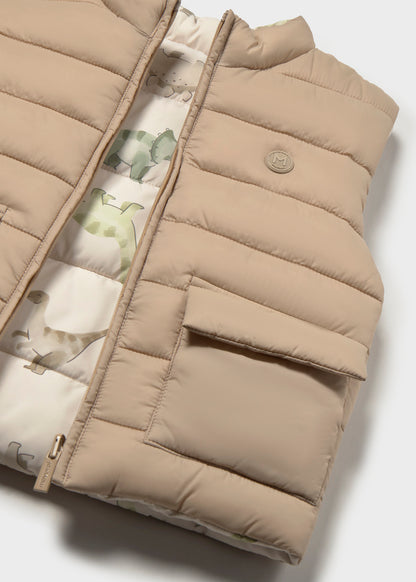 Infant Boy Dino Reversible Vest
