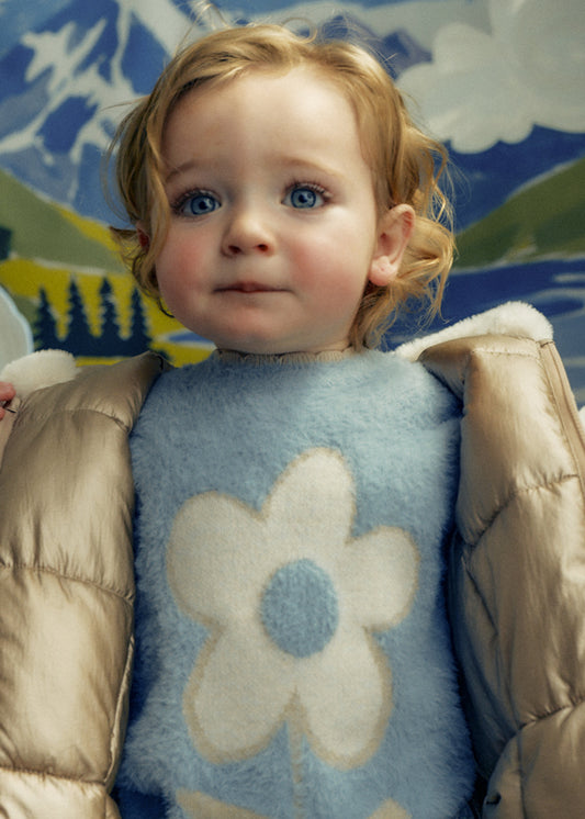 Infant Girl Bear Sweater