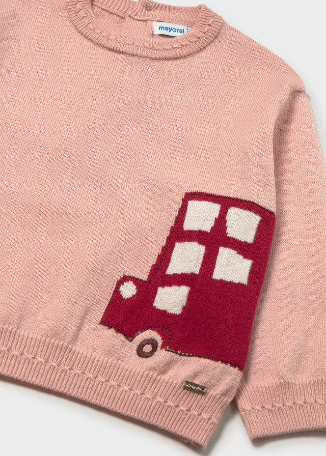 Infant Girl Pink L/s Overshirt