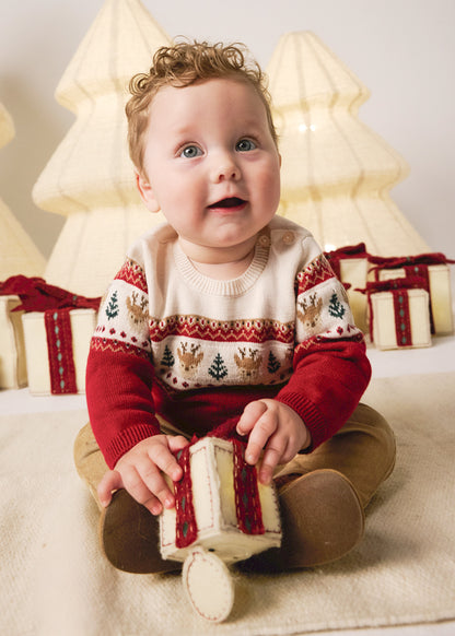 infant Boys Christmas Trouser Set