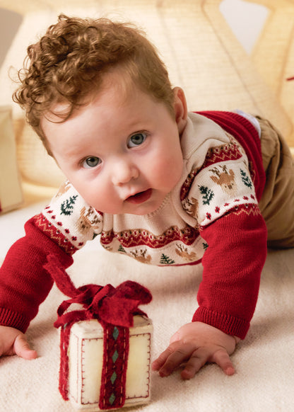 infant Boys Christmas Trouser Set