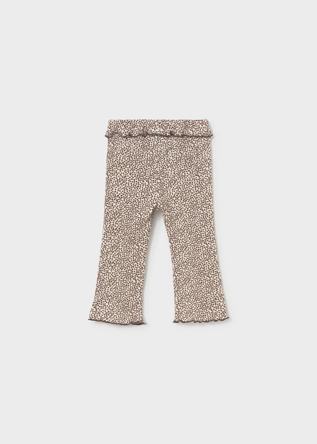 Infant Girl Ribbed Leggings