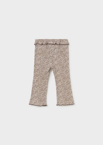 Infant Girl Ribbed Leggings