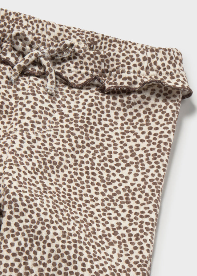 Infant Girl Ribbed Leggings