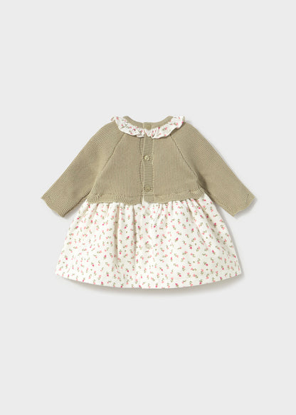 Infant Girl Sage Knit Dress