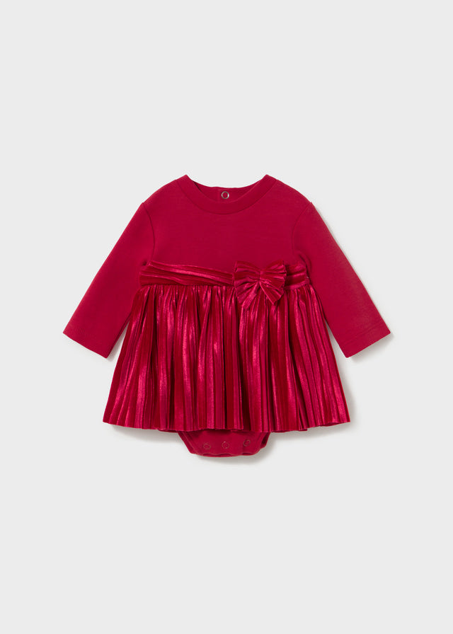 Infant Girl Red Frilled Dress