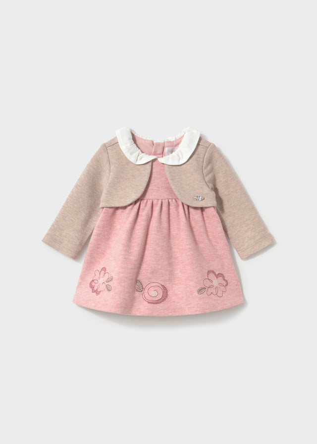 Nb Girl Knit Dress w/ Cardigan