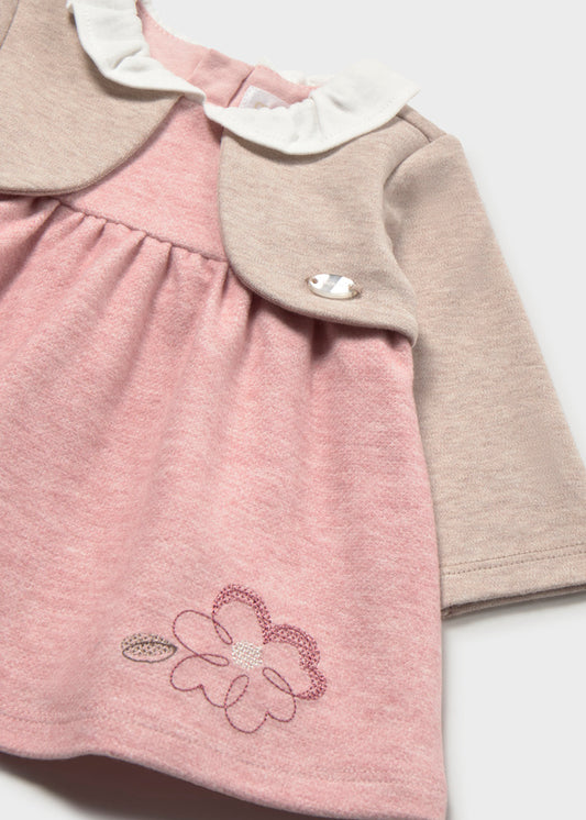 Nb Girl Knit Dress w/ Cardigan