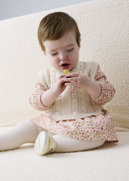 Newborn Knitted Vest Dress
