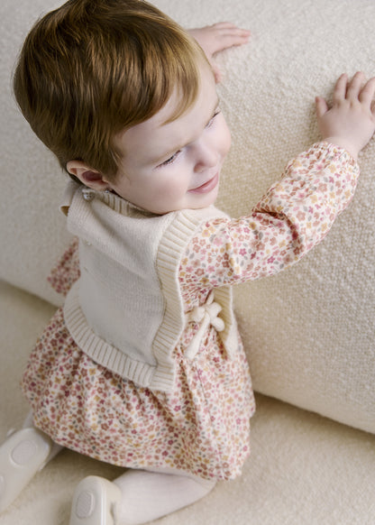 Newborn Knitted Vest Dress