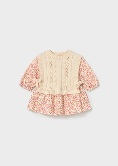 Newborn Knitted Vest Dress