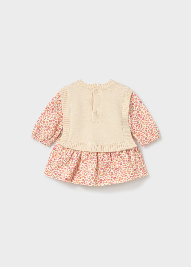 Newborn Knitted Vest Dress
