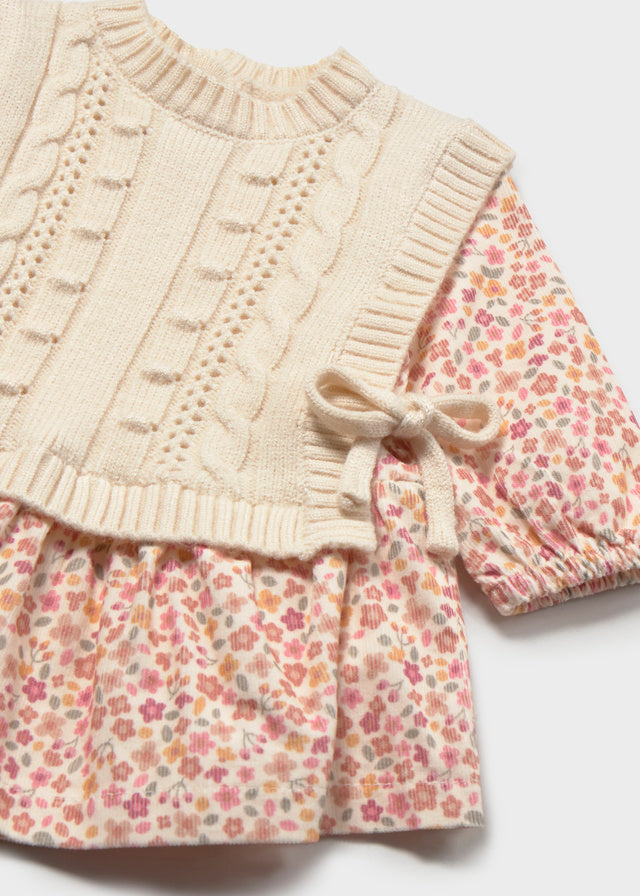 Newborn Knitted Vest Dress