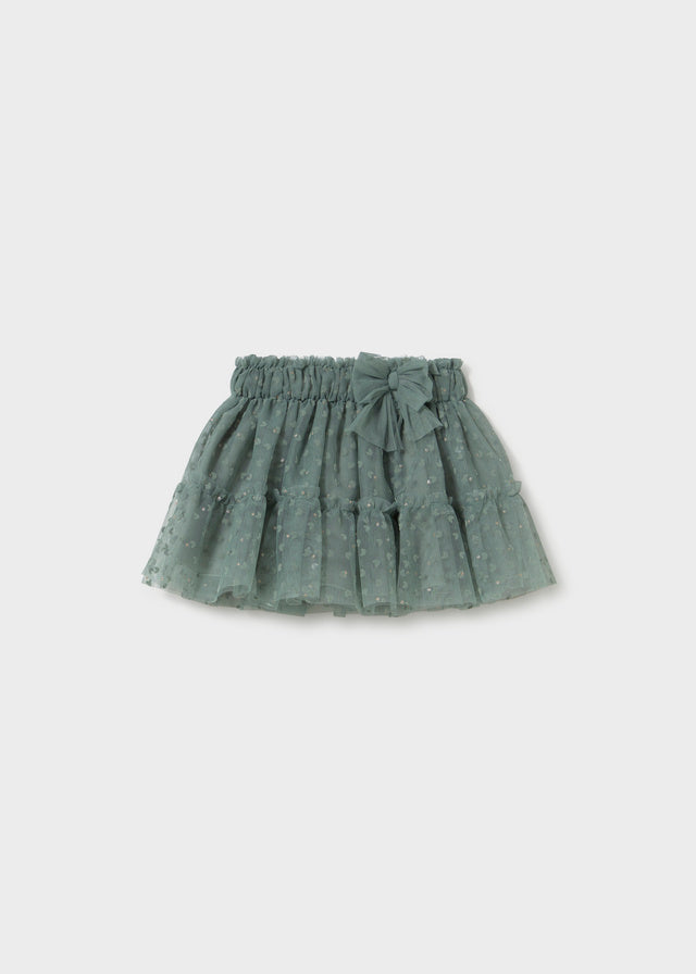Infant Girl Bow Tulle Skirt