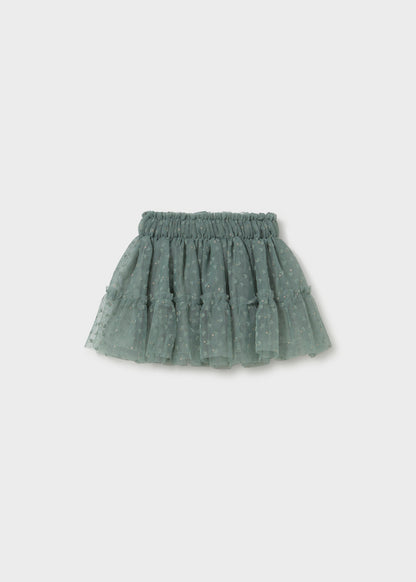Infant Girl Bow Tulle Skirt