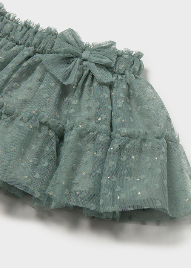 Infant Girl Bow Tulle Skirt