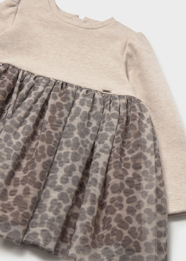Infant Girl Leopard Tulle Dress