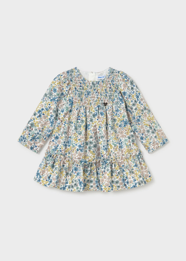 Infant Girl Velvet Flower Dress