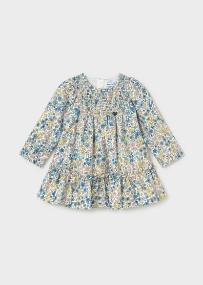 Infant Girl Velvet Flower Dress