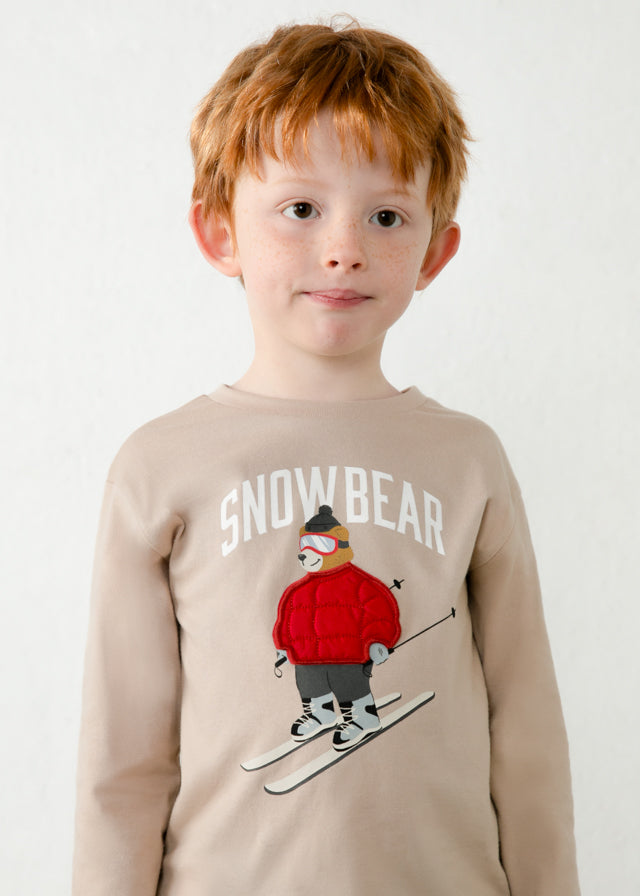 Boys Snowbear L/s Shirt