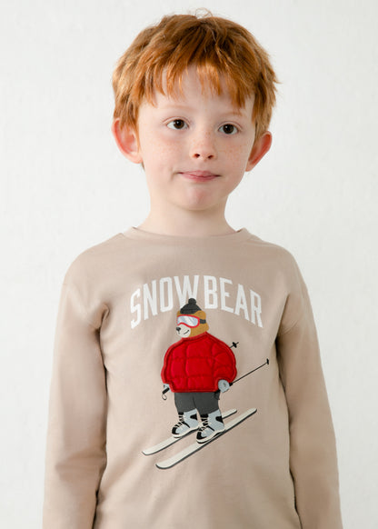 Boys Snowbear L/s Shirt