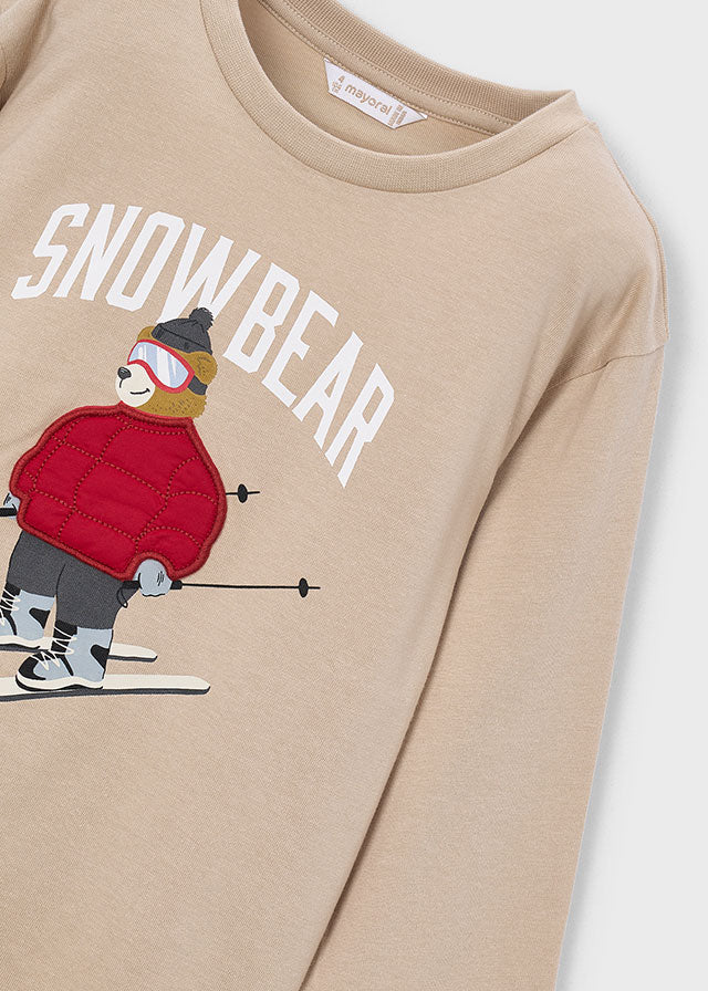 Boys Snowbear L/s Shirt