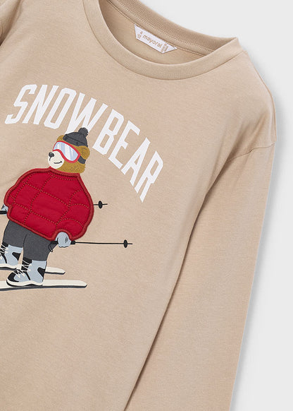 Boys Snowbear L/s Shirt
