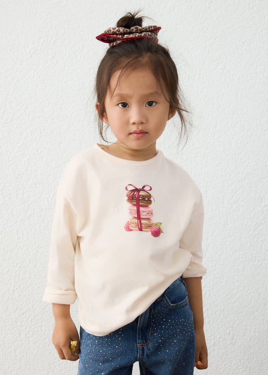 Girls Leopard Long Sleeve w/Scrunchy