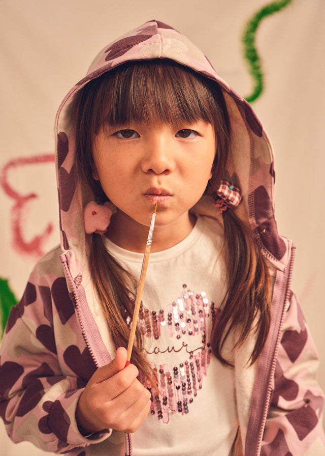 Girls L/s Sequin Shirt