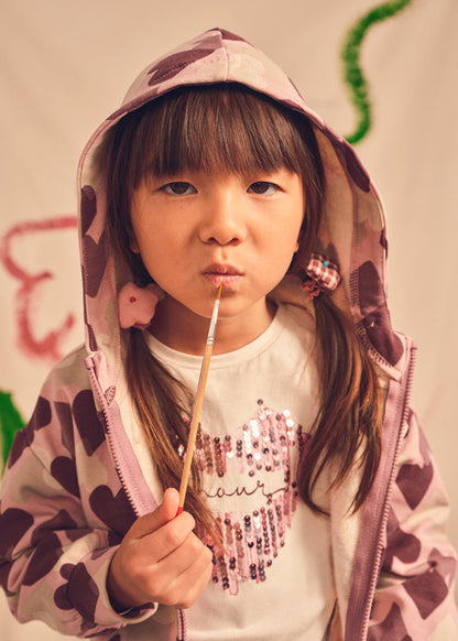 Girls L/s Sequin Shirt