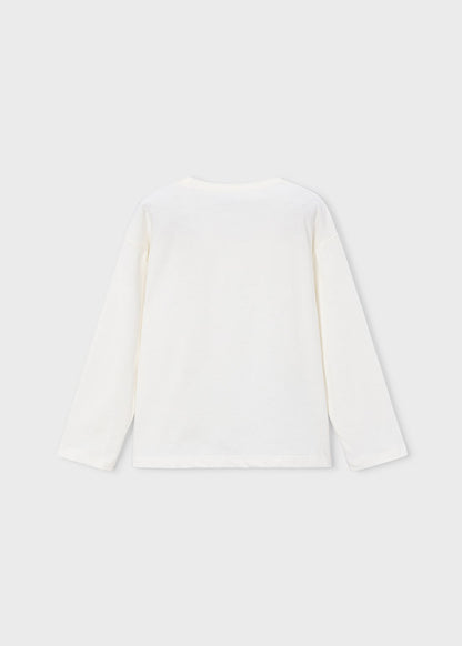 Girls L/s Sequin Shirt
